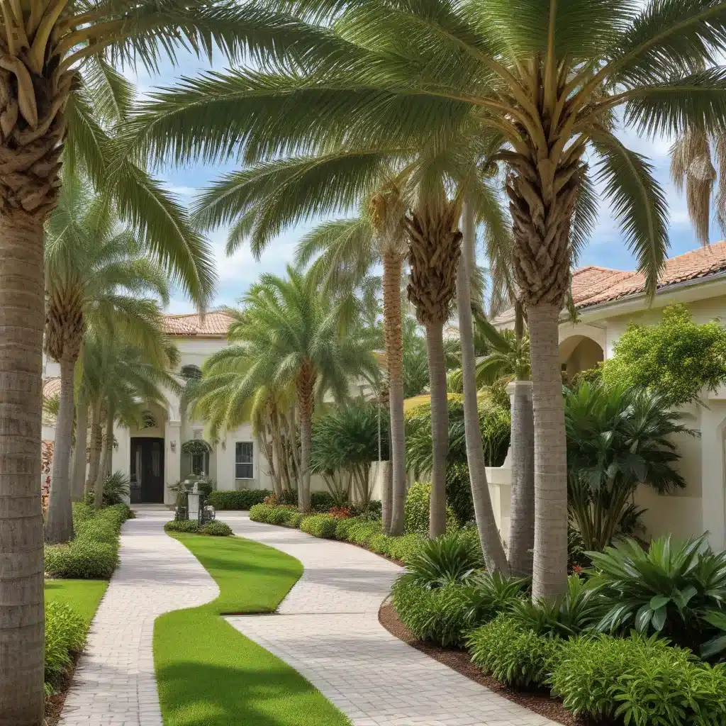 Achieving Year-Round Curb Appeal with Strategically Pruned Palm Beach Trees