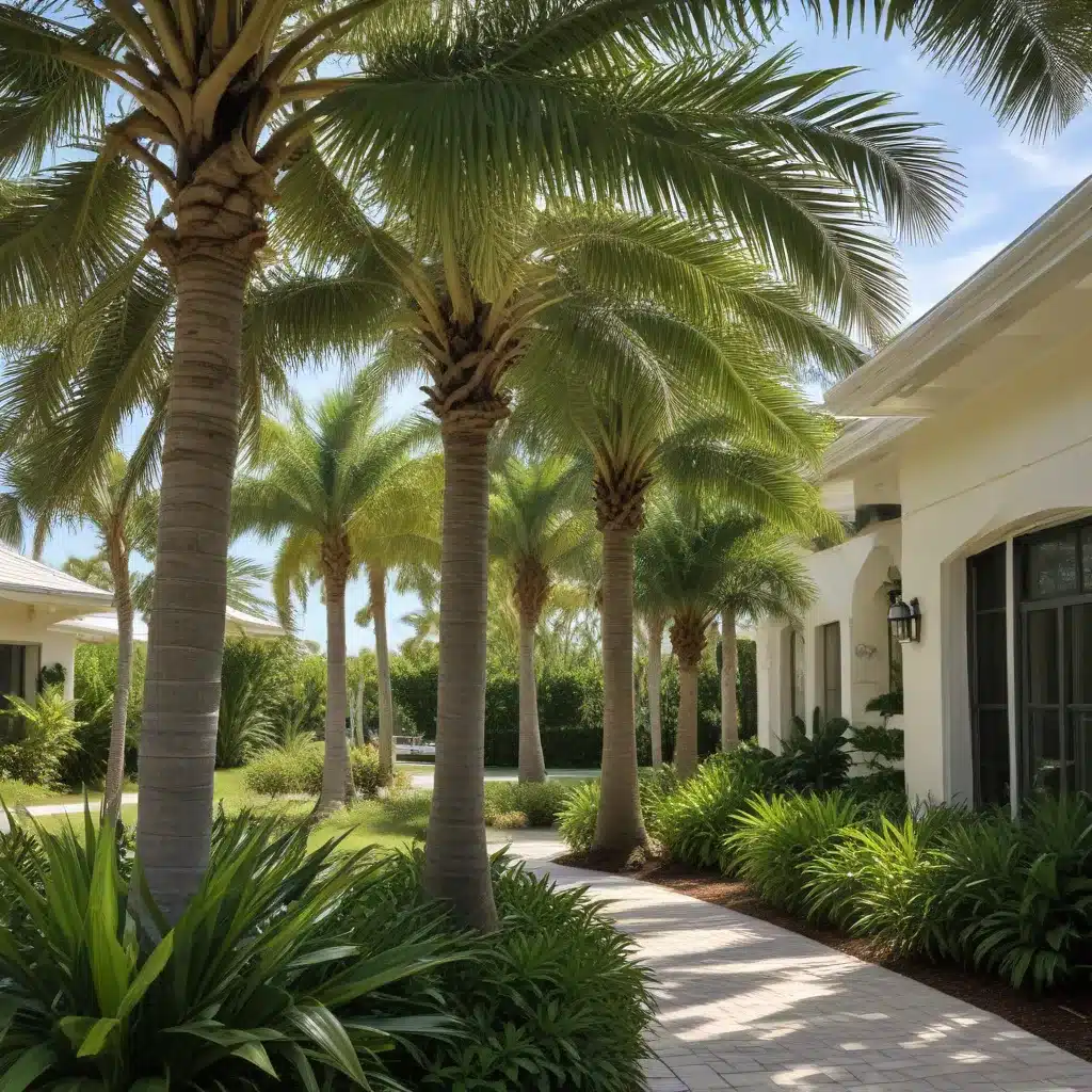 Achieving Year-Round Shade and Cooling Benefits with Strategically Placed Palm Beach Trees