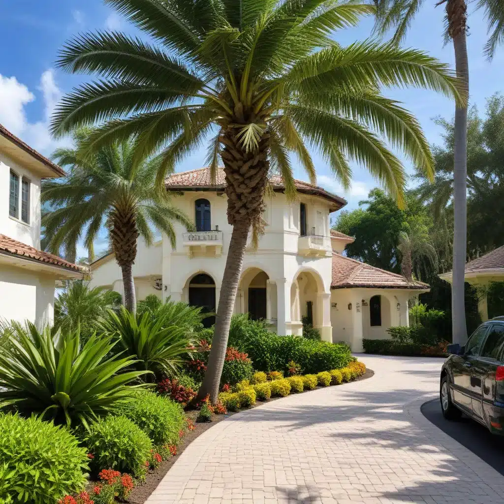 Enhancing Curb Appeal with Strategically Placed Palms and Tropical Trees in Palm Beach